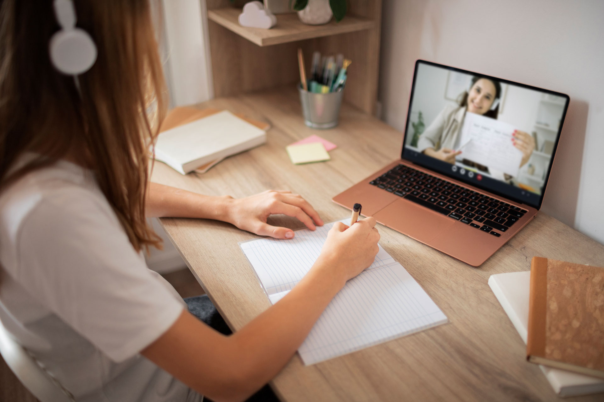 virtual classroom study space